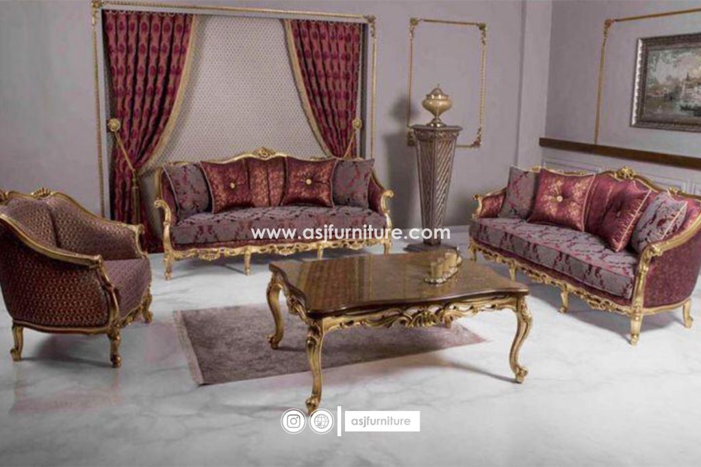 Sofa Tamu Mewah Ukir