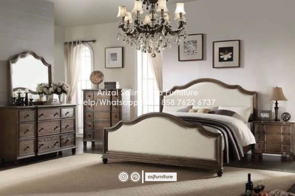 Set Kamar Tidur Natural Rustic