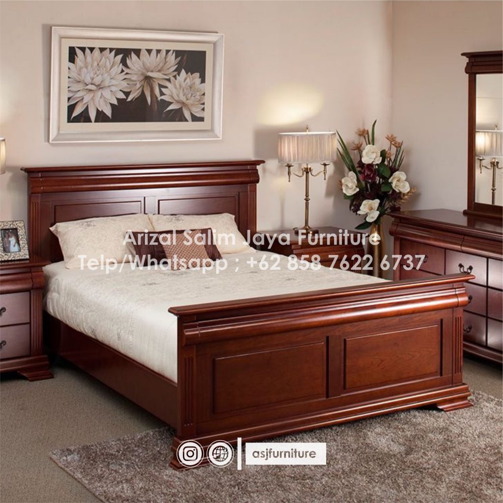 Tempat Tidur Jati Jepara Minimalis