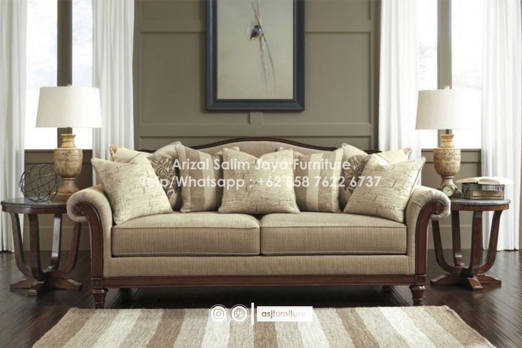 Sofa Tamu Jati Minimalis