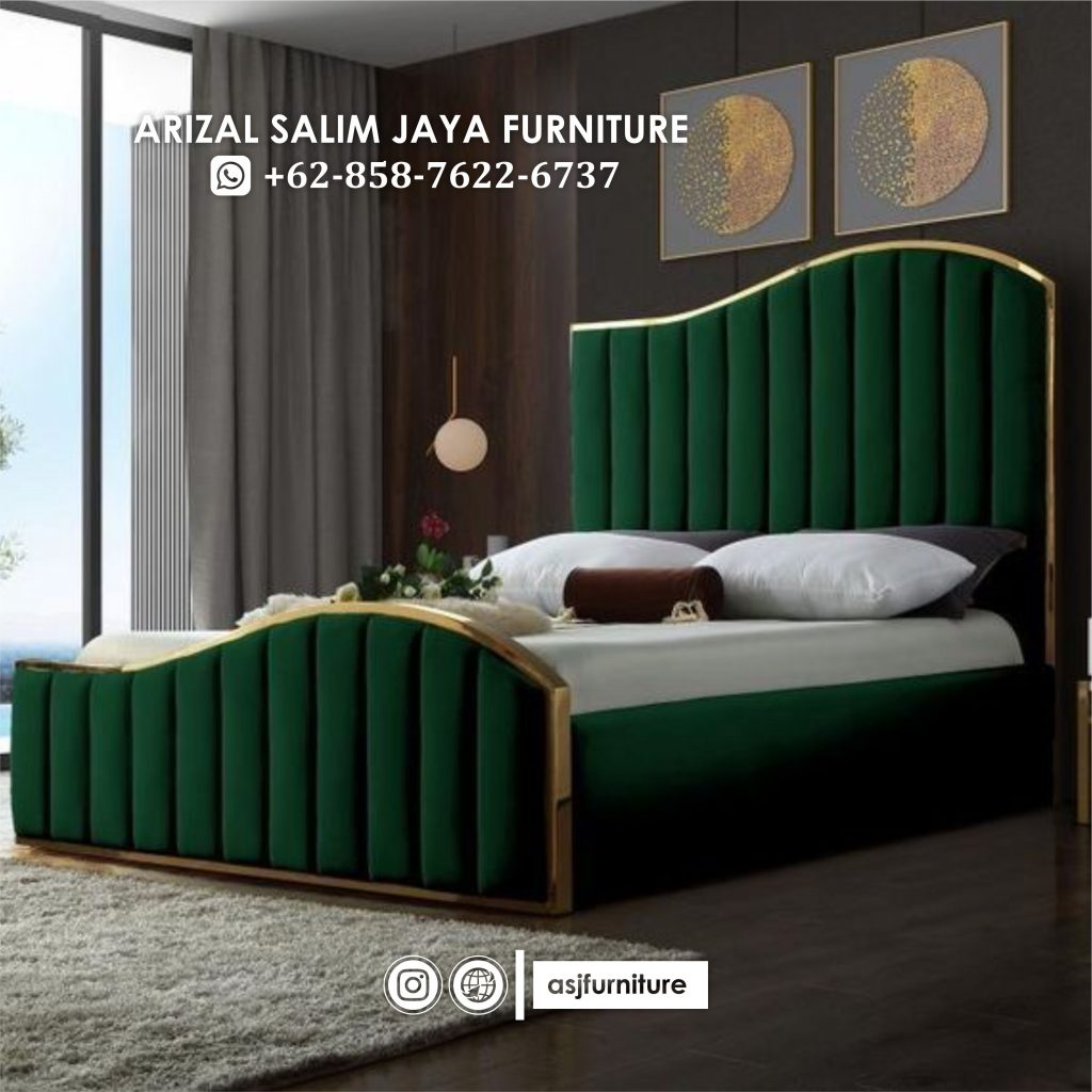 Tempat Tidur Sandaran Minimalis Mewah