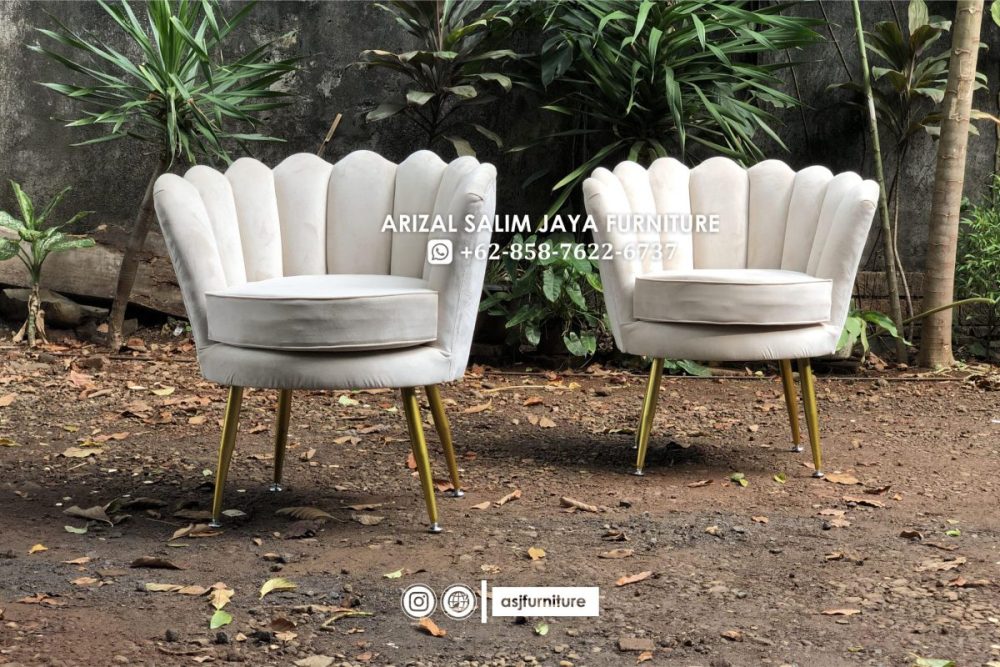 Kursi Kerang 1 Dudukan Kaki Besi