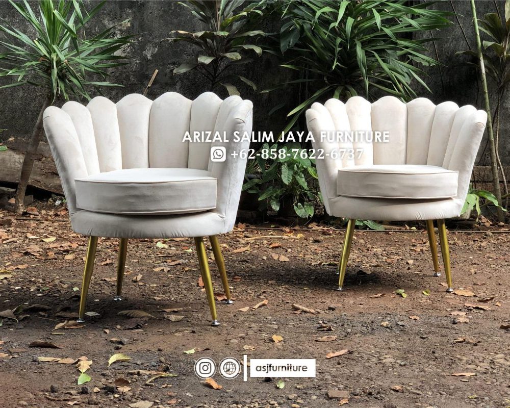 Kursi Kerang 1 Dudukan Kaki Besi
