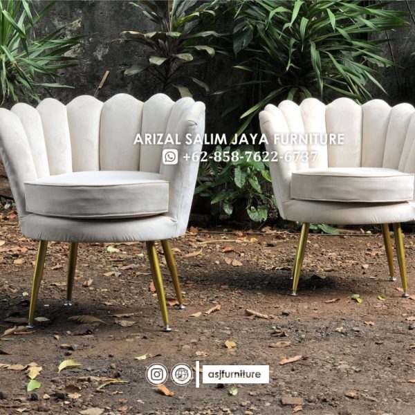 Kursi Kerang 1 Dudukan Kaki Besi