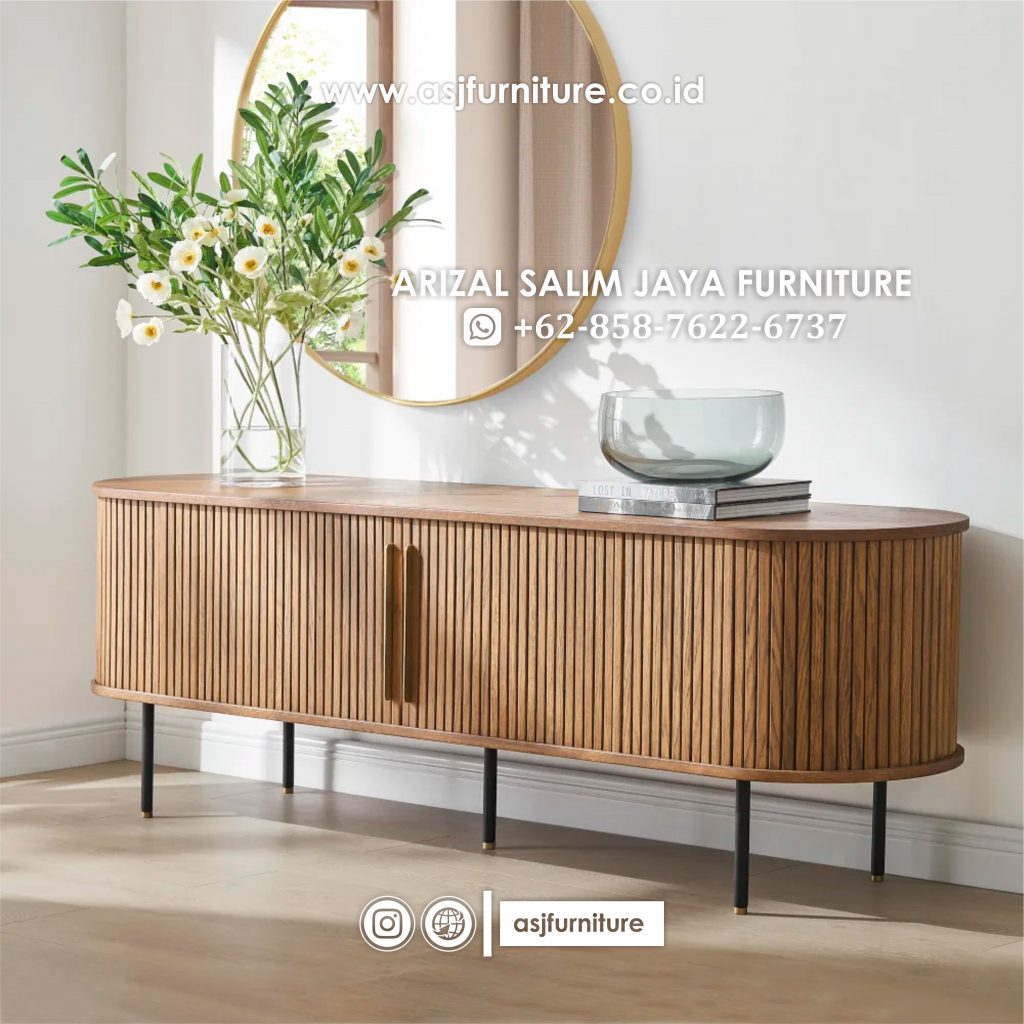Meja TV Jati Minimalis Modern