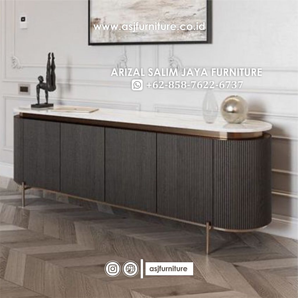 Meja TV Modern Marmer Minimalis