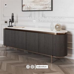 Meja TV Modern Marmer Minimalis