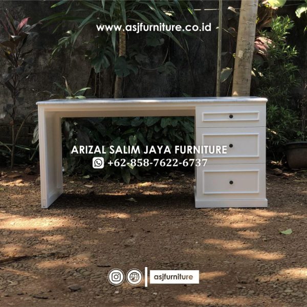Meja Kerja Modern Top Table Marmer