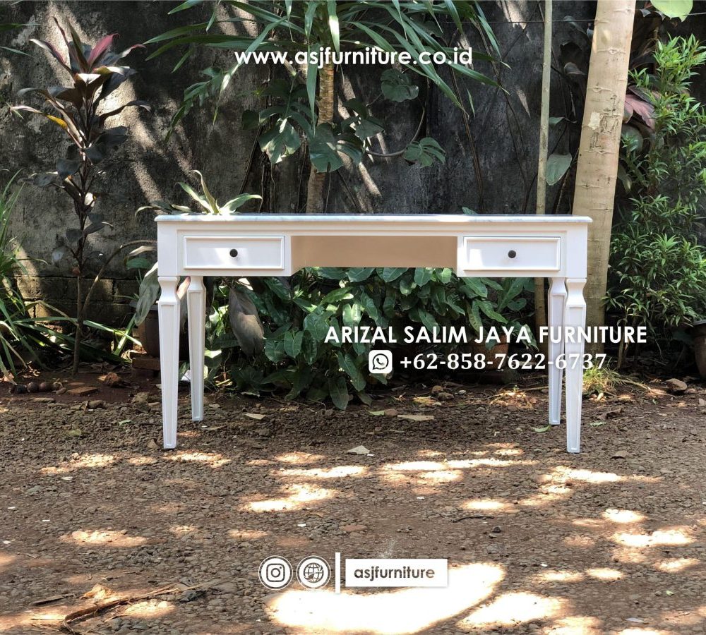 Meja Kerja Minimalis Top Table Marmer