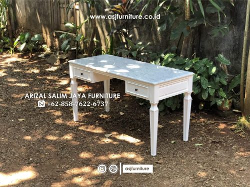 Meja Kerja Minimalis Top Table Marmer Meja Kerja Minimalis Top Table Marmer