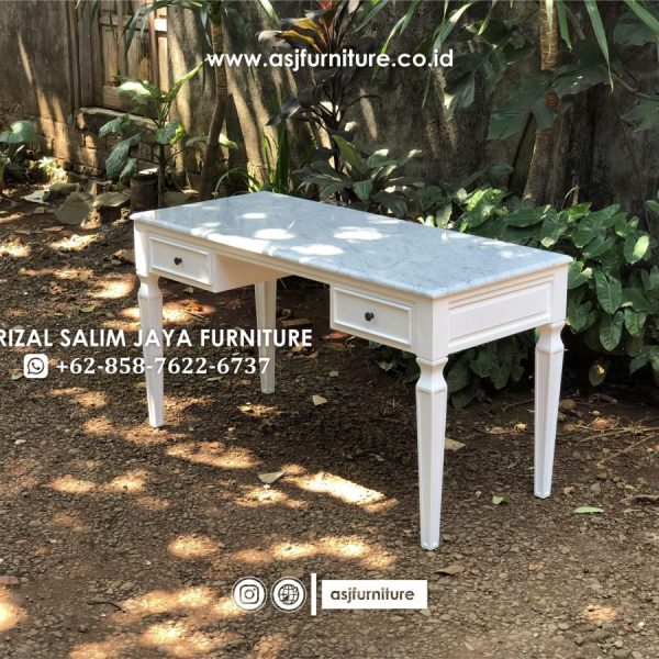 Meja Kerja Minimalis Top Table Marmer