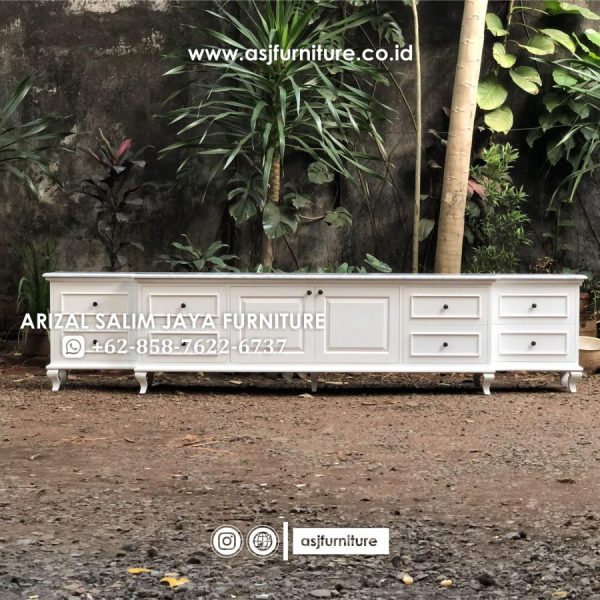 Meja TV Modern Top Table Marmer
