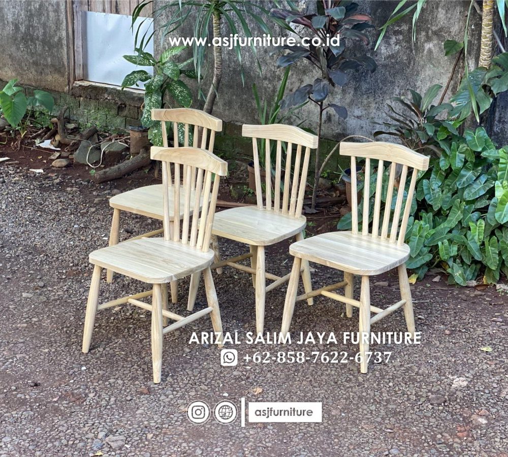 Kursi Makan Jati Shabby