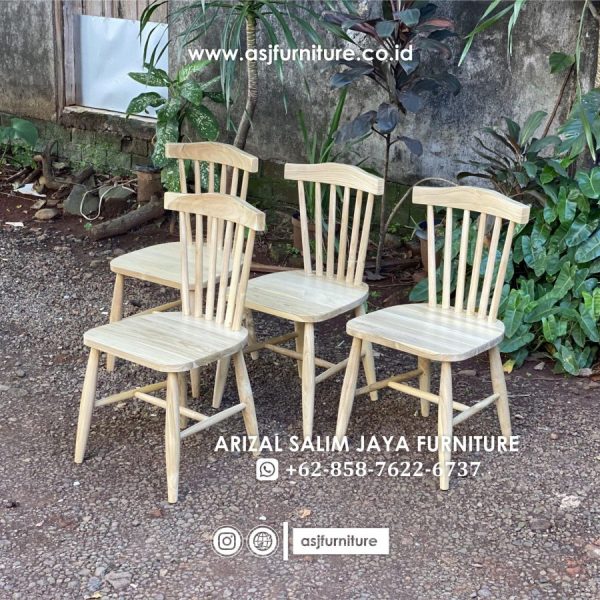 Kursi Makan Jati Shabby