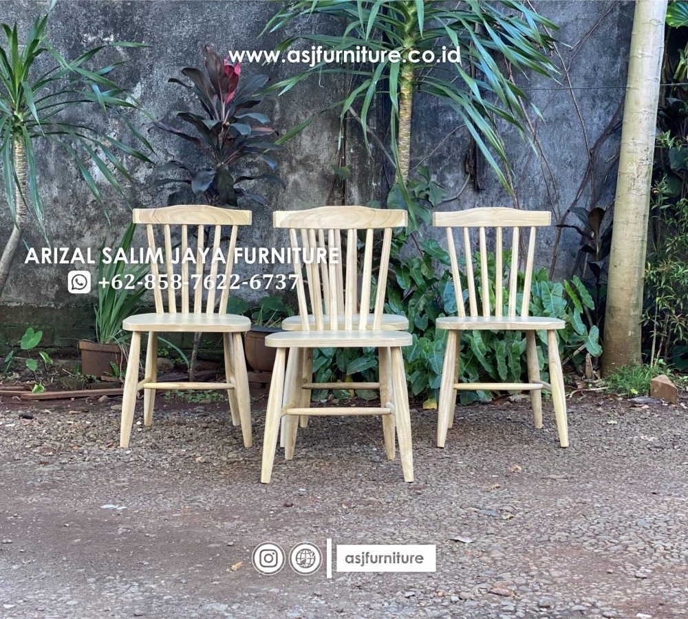 Kursi Makan Jati Shabby