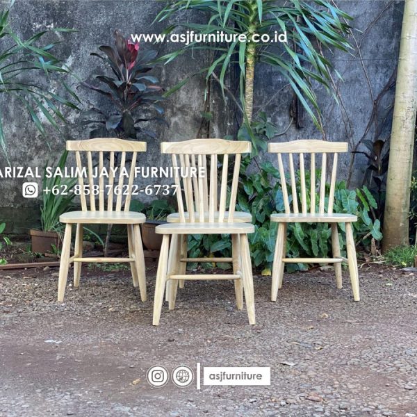 Kursi Makan Jati Shabby