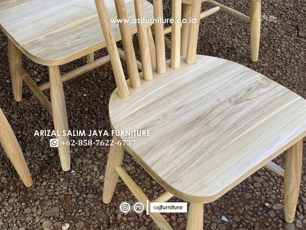 Kursi Makan Jati Shabby