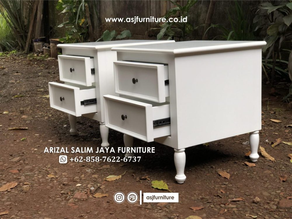Nakas Minimalis Putih Laci Modern