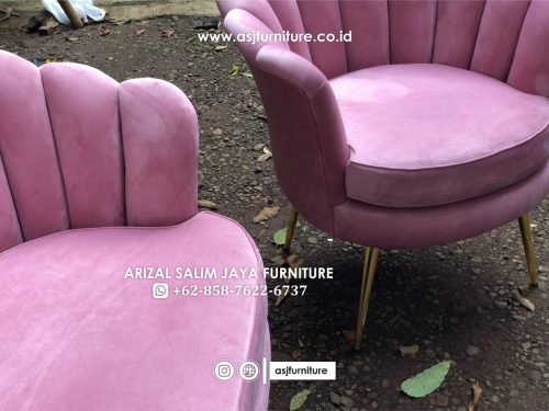Set Sofa Kerang Kaki Stainless Soft Pink Set Sofa Kerang Kaki Stainless Soft Pink