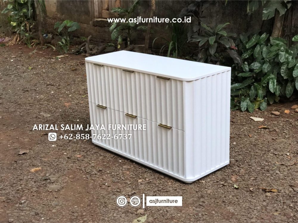 Credenza Modern Putih Minimalis