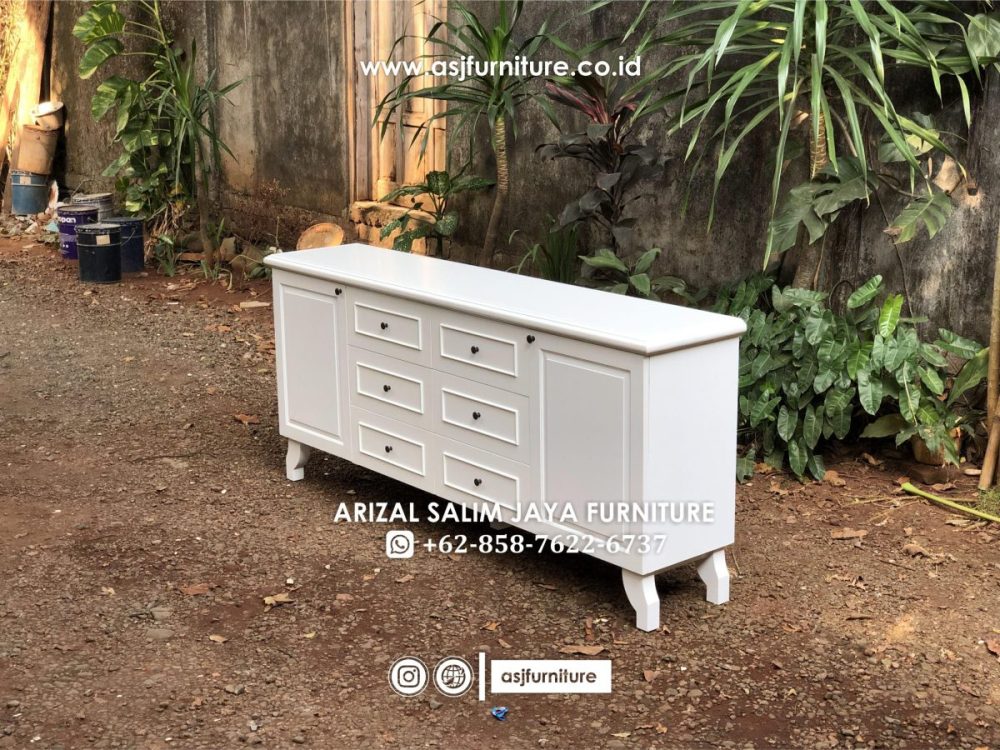 Buffet Modern Putih Minimalis