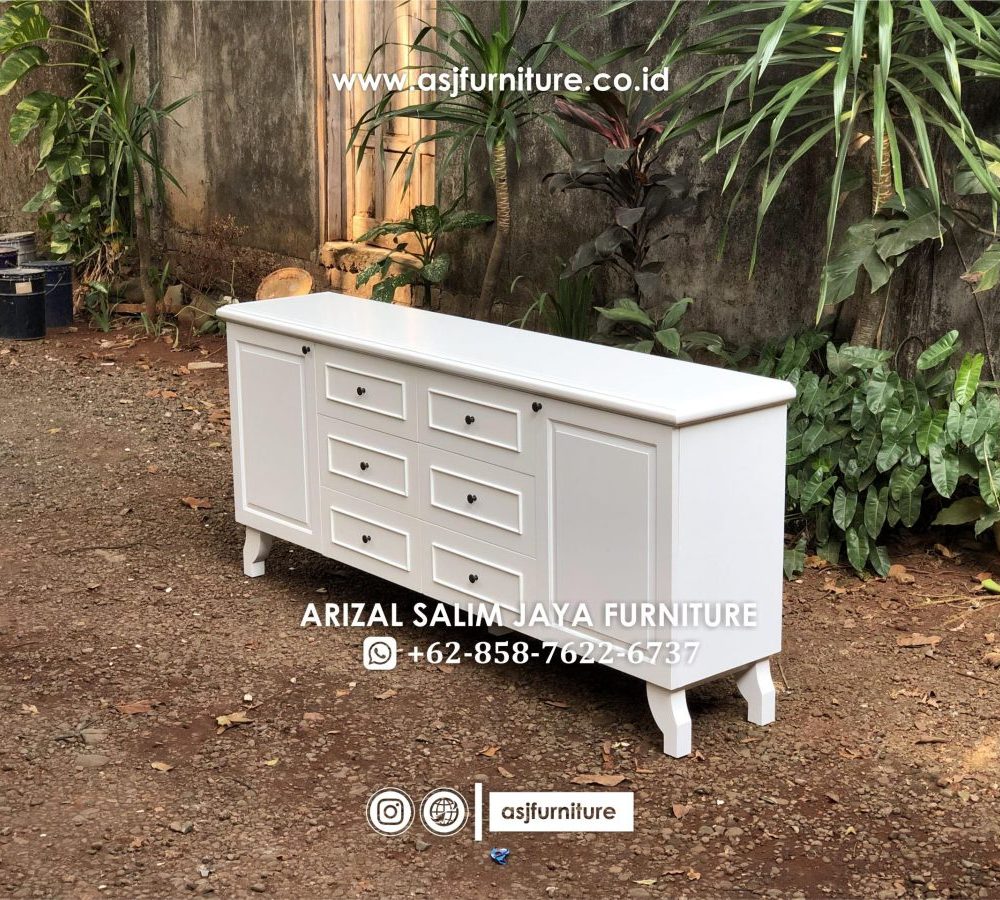 Buffet Modern Putih Minimalis