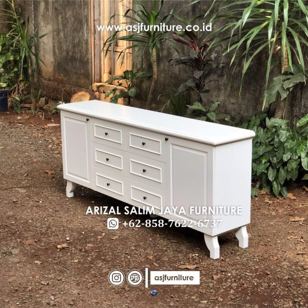 Buffet Modern Putih Minimalis