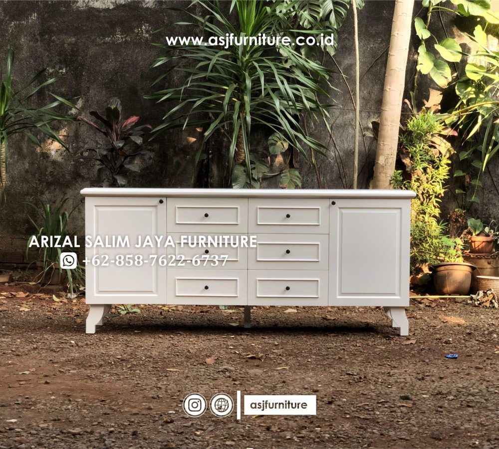 Buffet Modern Putih Minimalis