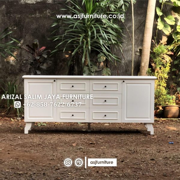 Buffet Modern Putih Minimalis