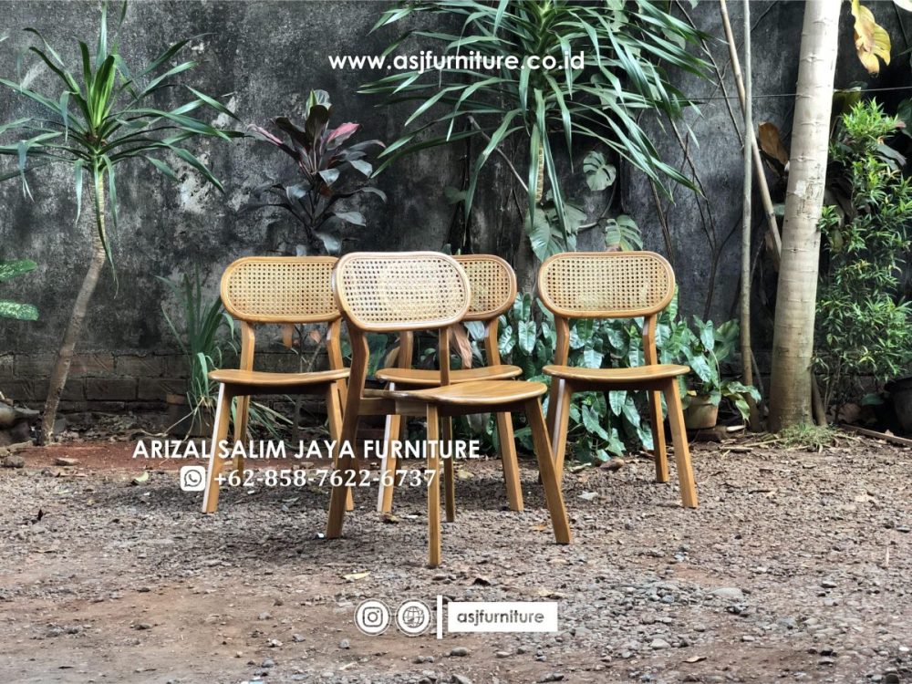 Kursi Jati Rotan Minimalis