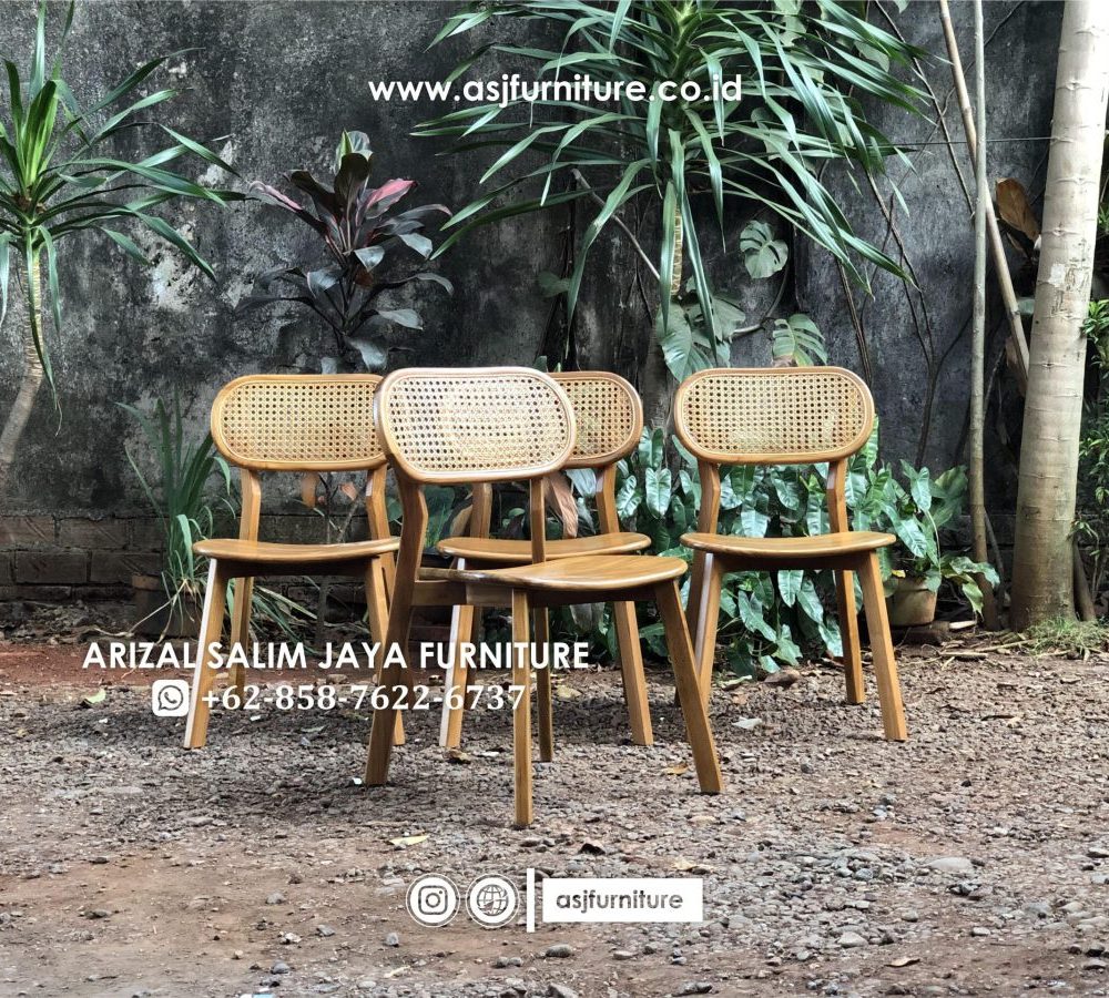 Kursi Jati Rotan Minimalis