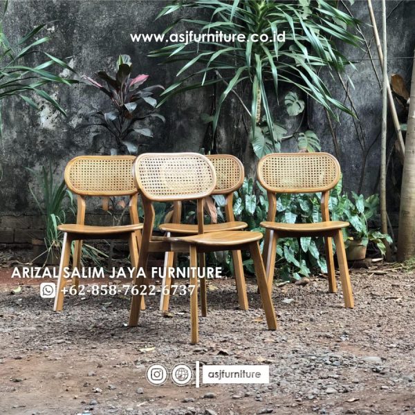 Kursi Jati Rotan Minimalis