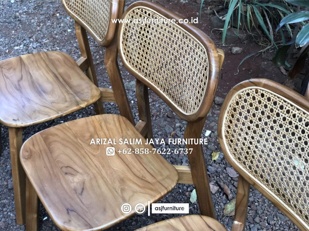 Kursi Jati Rotan Minimalis
