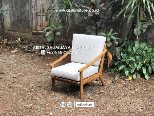 Kursi Tamu Jati Dudukan Busa 1 Seater Kursi Tamu Jati Dudukan Busa 1 Seater
