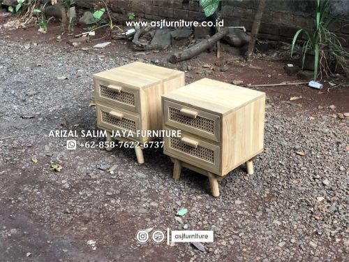 Nakas Jati Rotan Minimalis Nakas Jati Rotan Minimalis