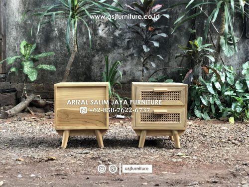 Nakas Jati Rotan Minimalis Nakas Jati Rotan Minimalis