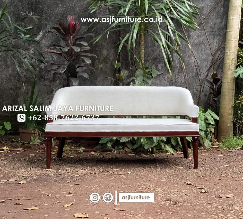 Kursi Tamu Jati Minimalis 2 Seater
