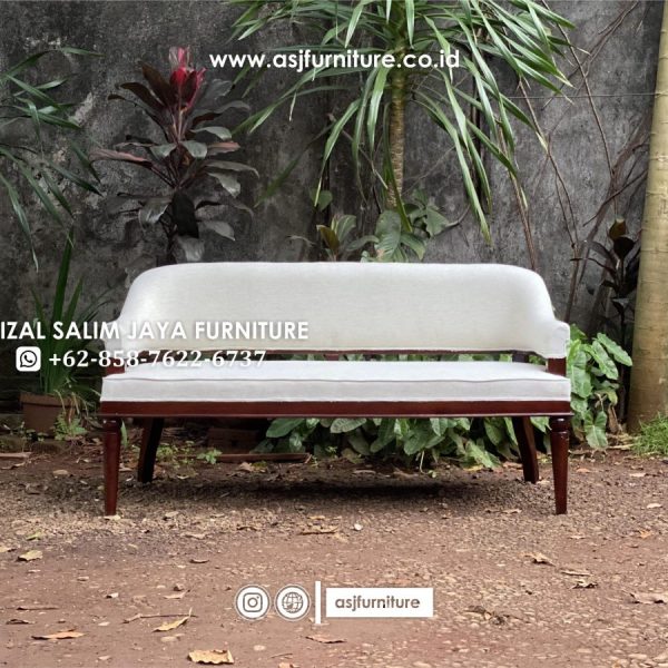 Kursi Tamu Jati Minimalis 2 Seater