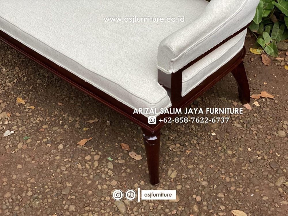 Kursi Tamu Jati Minimalis 2 Seater