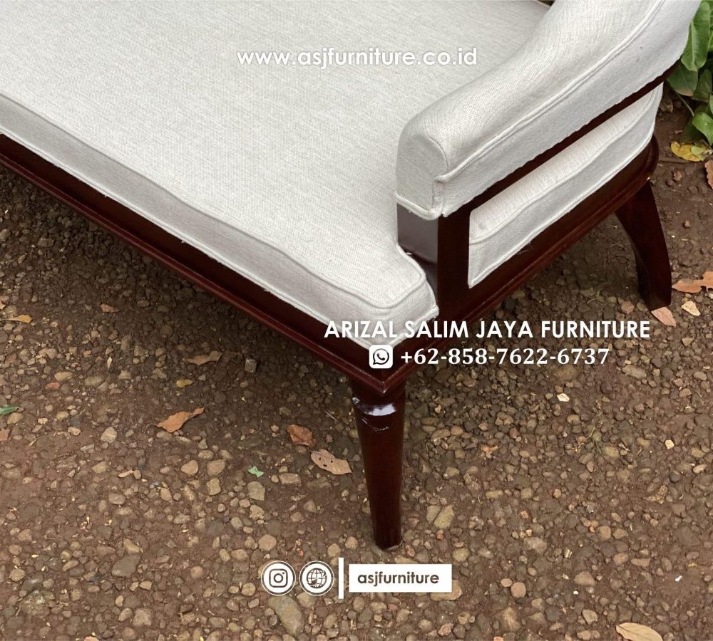 Kursi Tamu Jati Minimalis 2 Seater