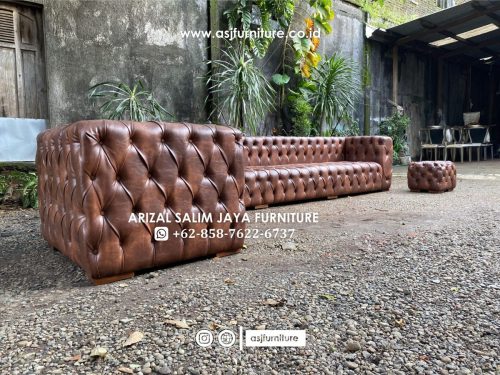 Set Sofa Tamu Chesterfield Classic Mewah Set Sofa Tamu Chesterfield Classic Mewah