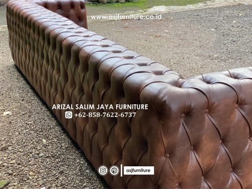 Sofa Tamu Chesterfield Classic Panjang