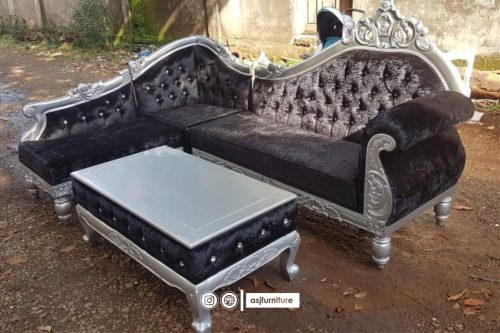 Sofa Tamu Sudut Klasik Mewah Sofa Tamu Sudut Klasik Mewah
