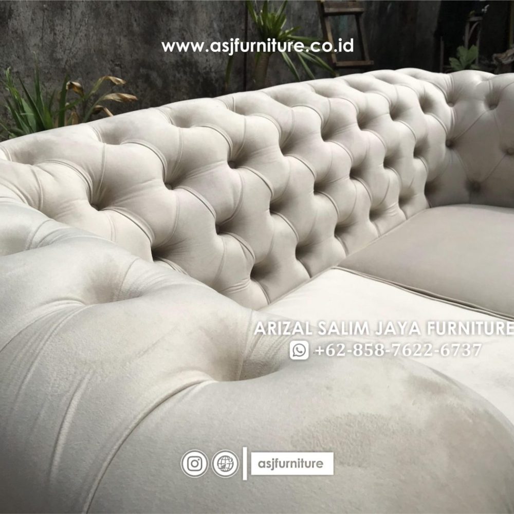 Sofa Tamu Chester Minimalis 2 Seater