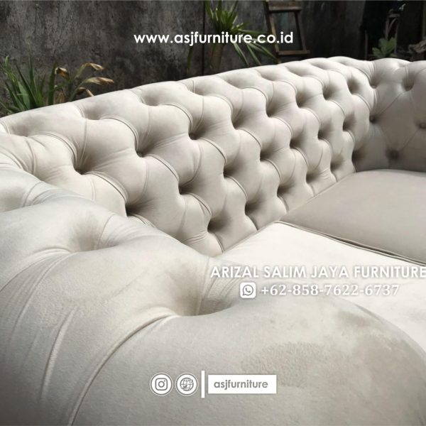 Sofa Tamu Chester Minimalis 2 Seater