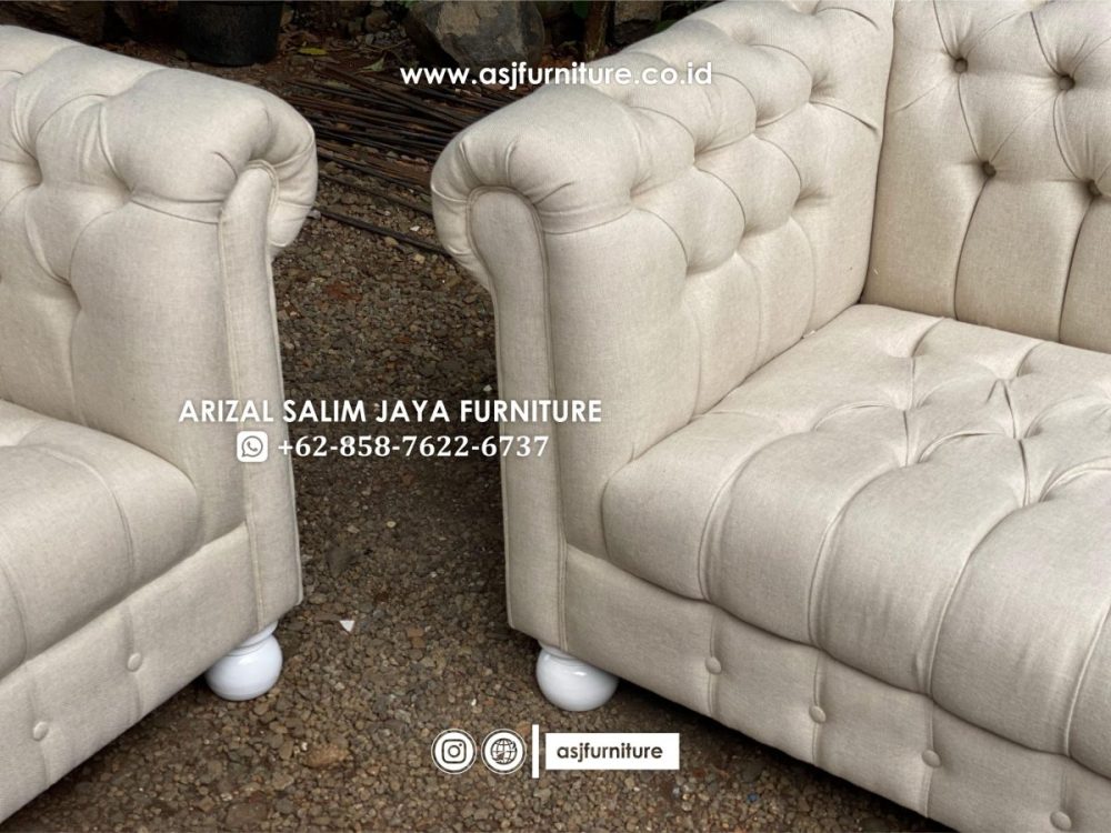 Set Sofa Chester 33 Meja Tamu Marmer