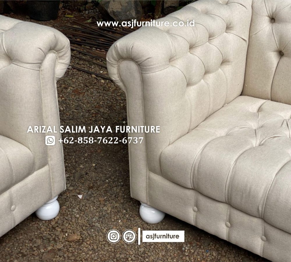 Set Sofa Chester 33 Meja Tamu Marmer