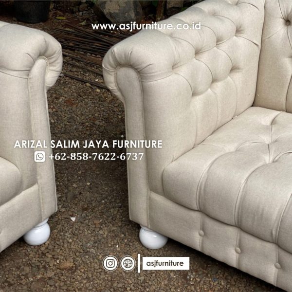 Set Sofa Chester 33 Meja Tamu Marmer