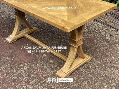 Meja Makan Jati Rustic Mewah Meja Makan Jati Rustic Mewah