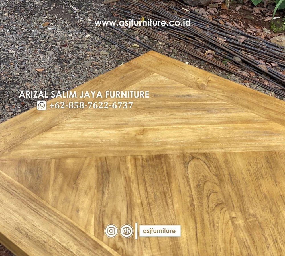 Meja Makan Jati Rustic Mewah